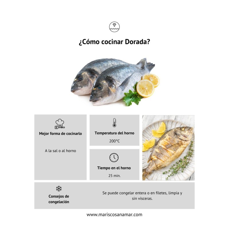 ¿Cómo cocinar dorada? La mejor forma de cocinar el pescado ¿Cómo congelar dorada?