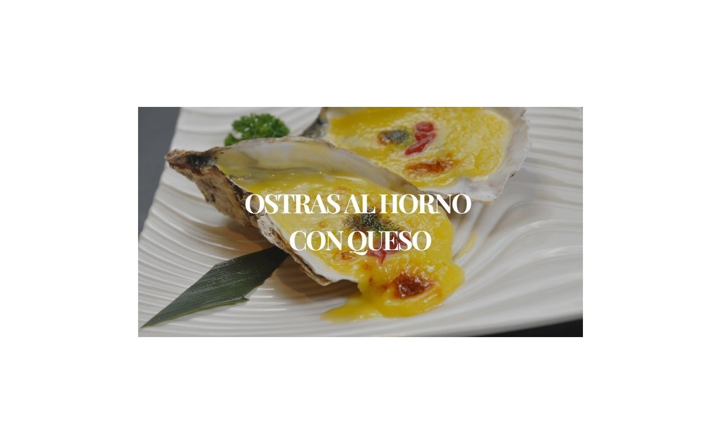 Ostras al horno con queso - Receta japonesa | Mariscos Anamar