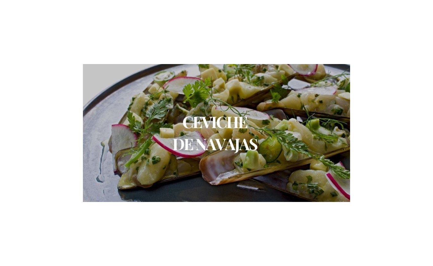 Ceviche de Navajas al Estilo Mexicano | Receta Fácil y Deliciosa