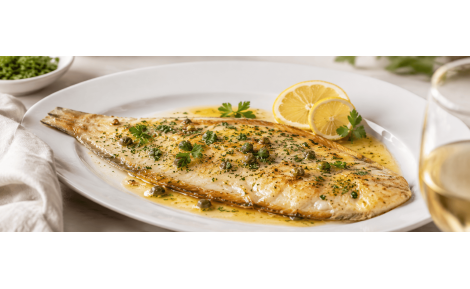 Lenguado a la meunière: una receta clásica, sencilla y elegante