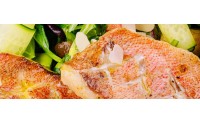 Pargo o Machote al Horno con Verduras